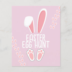 Baby Rosa Bunny Kids Påskägg Hunt Game