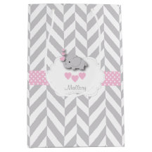 Baby Rosa Elephant Design - Flicka Shower