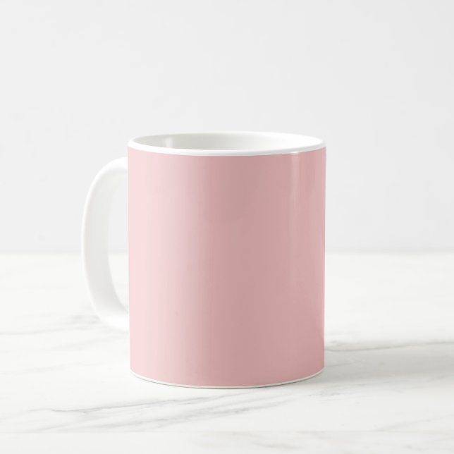 Baby rosa (enfärgad) kaffemugg (Framsida vänster)
