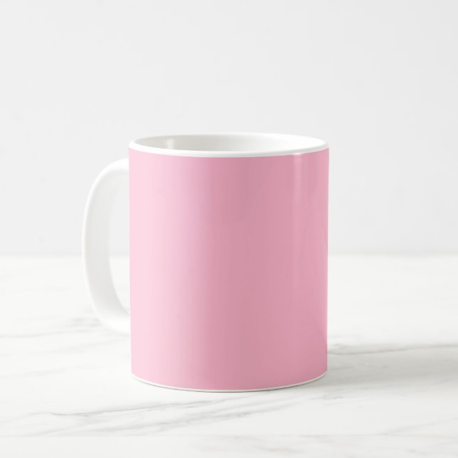 Baby rosa (fast färg)  kaffemugg (Framsida vänster)