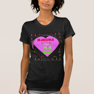 Baby Rosa Hearts Hakuna Matata Baby Kids Design.p Tee Shirt