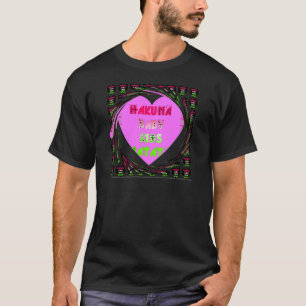 Baby Rosa Hearts Hakuna Matata Baby Kids Design.p Tröja