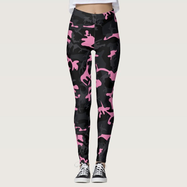 Baby Rosa Highlights Camo Leggings (Framsida)
