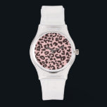 Baby Rosa Leopard Animal Print Armbandsur<br><div class="desc">Du kommer att kärlek den här söta,  chic,  Baby Rosa Leopard Animal Print mönster! Vi inbjudan dig till vår butik,  Baby Shower Boutique,  för att visa den här coolans gigabyte på många fler underbara anpassaden,  inklusive moderna inbjudningar till babyskor och pojke och flickpresenter! Tack!</div>