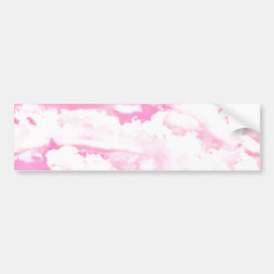 Baby Rosa Lycklig Clouds Decor Bildekal