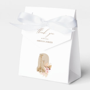 Baby Rosa Pampas Grass Giraffe Baby Shower Presentaskar