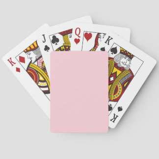 Baby Rosa Pastel Solid Färg Casinokort