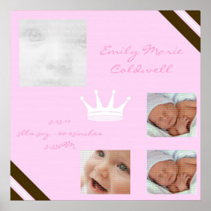 Baby Rosa Queen Collage Framed Wall Art Poster