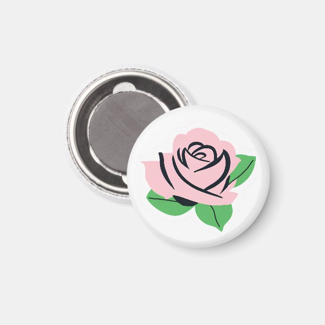 Baby Rosa ros Magnet (Front/Back)
