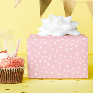 Baby Rosa Small Polka Dot Presentpapper