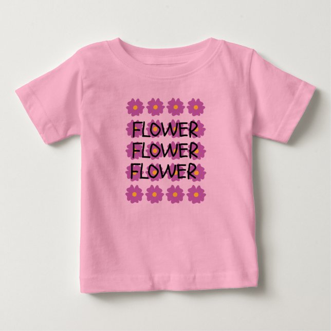 Baby rosa t-shirt (Framsida)
