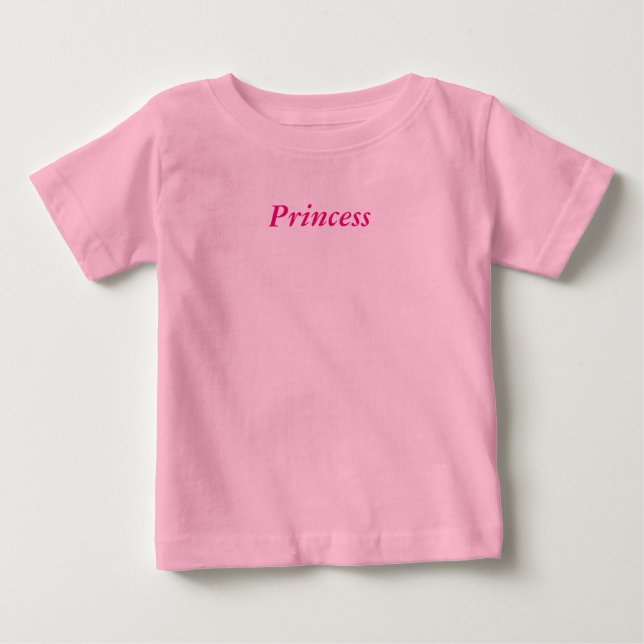 Baby - Rosa tutu med tryckknappar - Prinsessa Tee (Framsida)