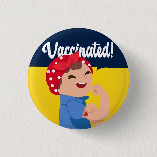 Baby Rosie-vaccinerad knapp | VAX'd (Framsida)