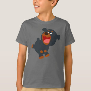 Baby Rottweiler Children T-Shirt, Tecknad Tee Shirt