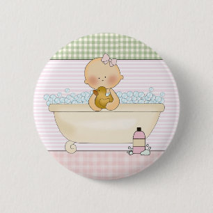Baby-Round Buttons: Sweet Baby Collection Knapp