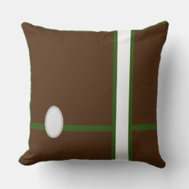 Baby Rum CUTE_MÖRK BROWN ,GRÖNT,RMDESIGNFLO55 Kudde