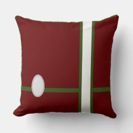 Baby Rum CUTE_MÖRK RED,GRÖNT,RMDESIGNFLO55 Kudde