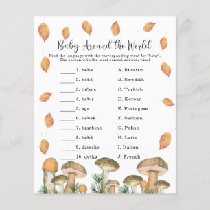 Baby runt om i världen - Baby Shower-spel