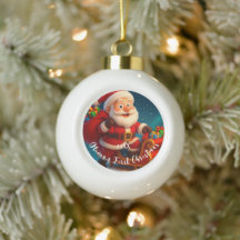 Baby’s First Christmas - Cute Holiday Santa