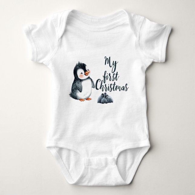Baby’s First Christmas Shirt | Personalized T Shirt (Framsida)