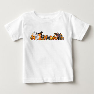 Baby:s första Halloween söta baby pojke spöke flad T Shirt