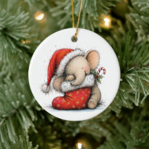Baby s första jul söta elefanten grön text