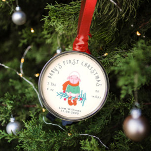 Baby:s första jul söta lamm ornament
