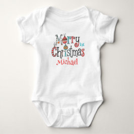 Baby:s första jul  t shirt