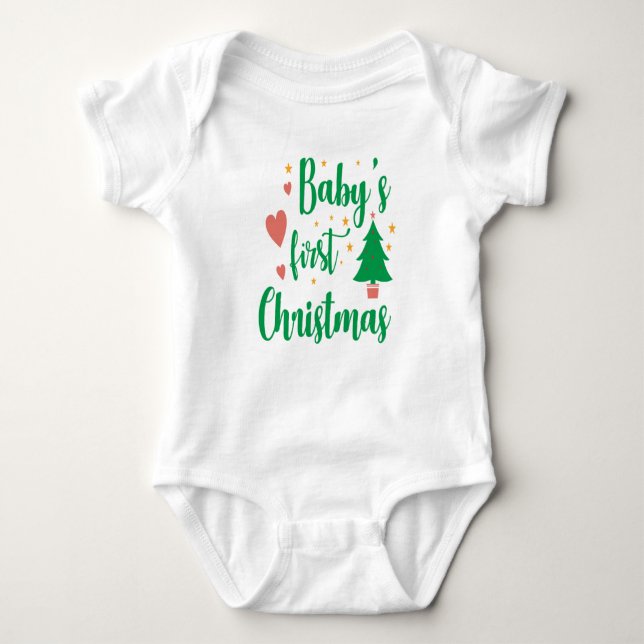 Baby:s första jul t shirt (Framsida)