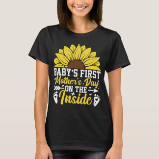 Baby:s första Mor-dag på Inside Funny Mamma T Shirt