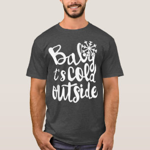 Baby:s Kall utanför Snögubbe Flicka Todder Ch T Shirt