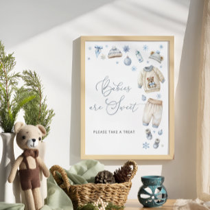 Baby:s Kall utanför Spädbarn är sötat Poster