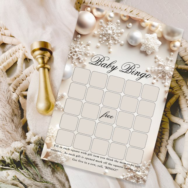 Baby:s Kall utanför Winter Baby Bingo Game (Skapare uppladdad)