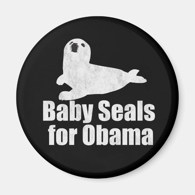 Baby Sälar för Obama Magnet (Framsidan)