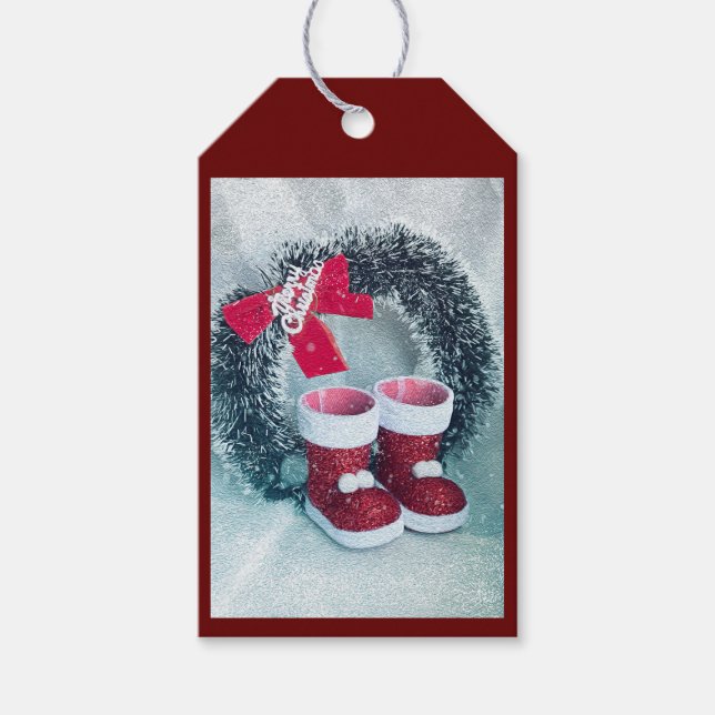 Baby Santa Boots Presentetikett (Framsidan)