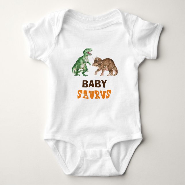 Baby Saurus T Shirt (Framsida)