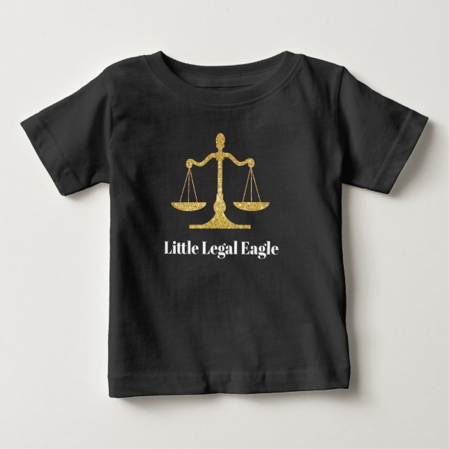 Baby Scale of Justice T-Shirt (Framsida)