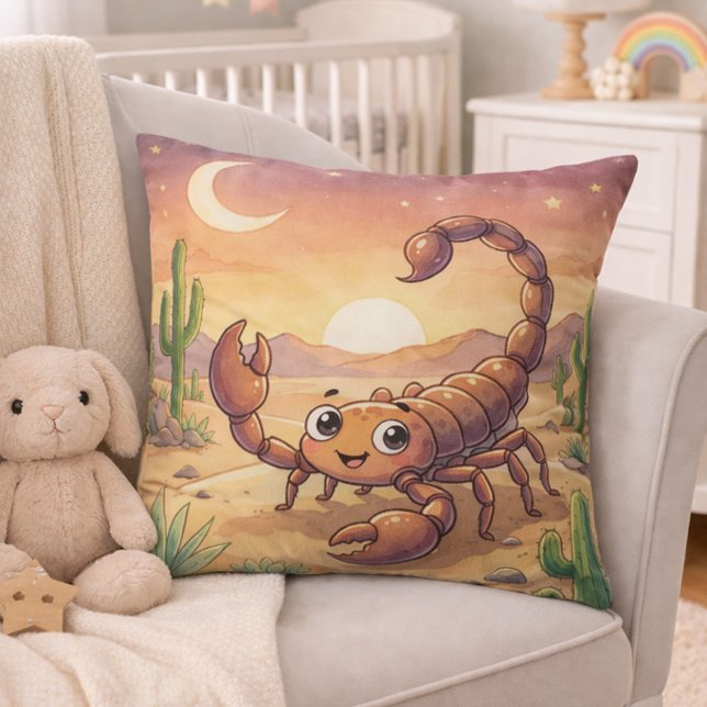 Baby Scorpio Zodiac Nursery Kids Kudde (Skapare uppladdad)