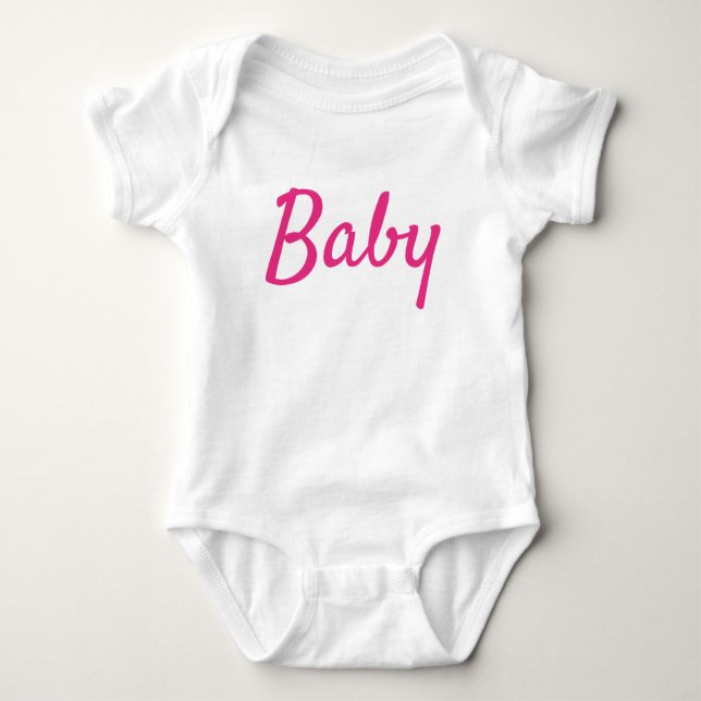 Baby Script T Shirt (Framsida)