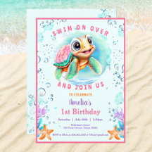 Baby Sea Turtle Girl Anpassningsbar Age First Birt