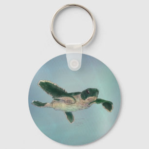 Baby Sea Turtle Nyckelring
