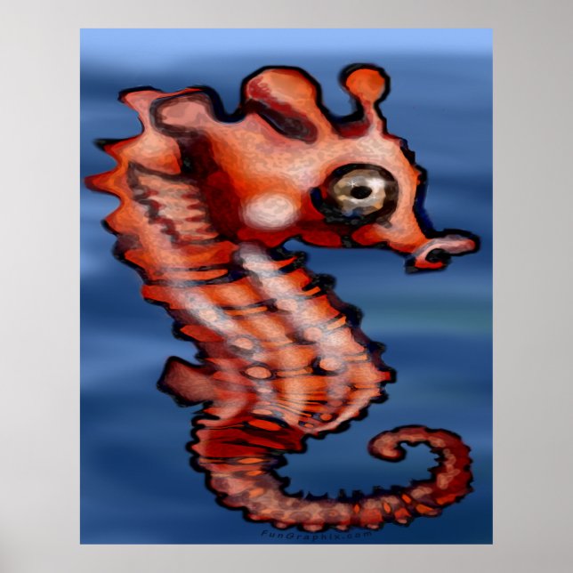 Baby Seahorse Poster (Framsidan)