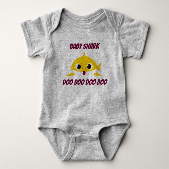 Baby shark baby bodysuit t shirt (Framsida)