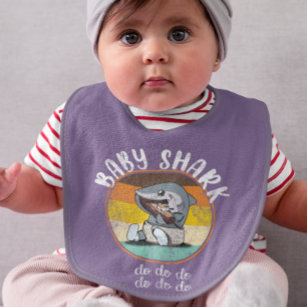 Baby Shark Do Do Retro Vintage Hakklapp