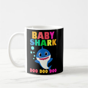 Baby Shark Doo Doo Baby Mamma pappa Kids Kaffemugg