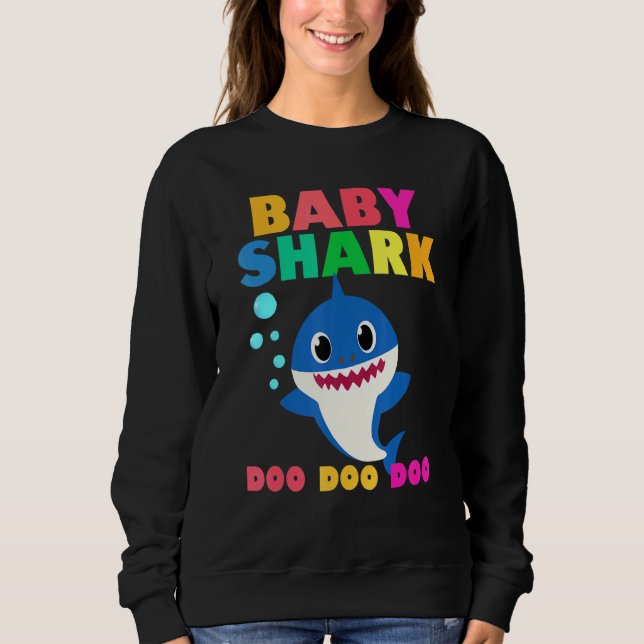Baby Shark Doo Doo Baby Mamma pappa Kids T Shirt (Framsida)