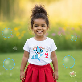 Baby shark födelsedag t shirt