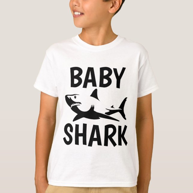 BABY SHARK Funny Kids T-Shirts (Framsida)