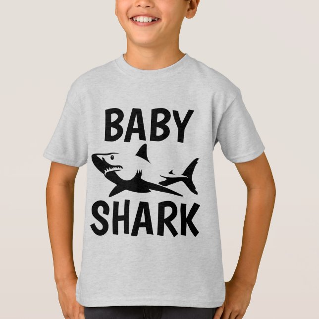 BABY SHARK Funny Kids T-Shirts (Framsida)