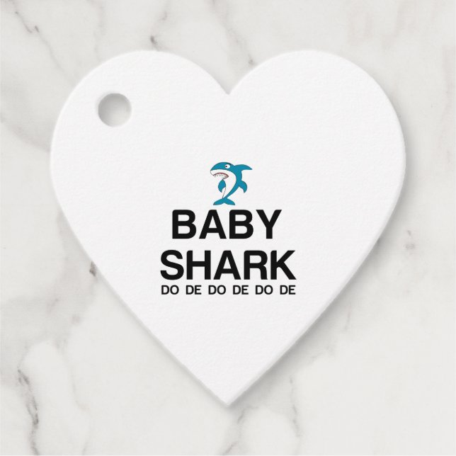 BABY SHARK GÅVOR ETIKETTER (Framsida)